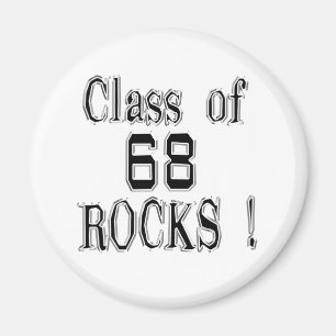 Klasse von '68 Felsen! Magnet