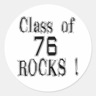 Klasse von '76 Felsen! Aufkleber