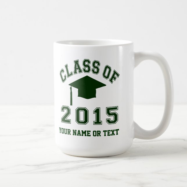 Klasse von Abschluss 2015 Kaffeetasse (Rechts)