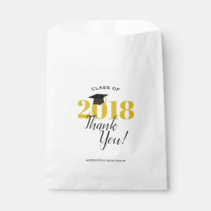 Klasse von Abschluss 2018 danken Ihnen Geschenktütchen