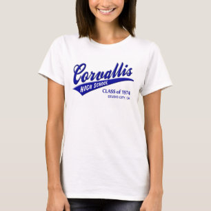 Klasse von Corvallis Highschool Studio-Stadt 1974 T-Shirt