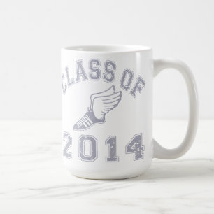 Klasse von Leichtathletik-Grau 2014 2 Kaffeetasse