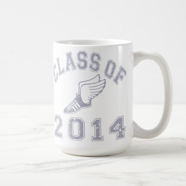 Klasse von Leichtathletik-Grau 2014 2 Kaffeetasse (Rechts)