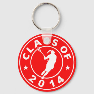 Klasse von MädchenLacrosse 2014 Schlüsselanhänger