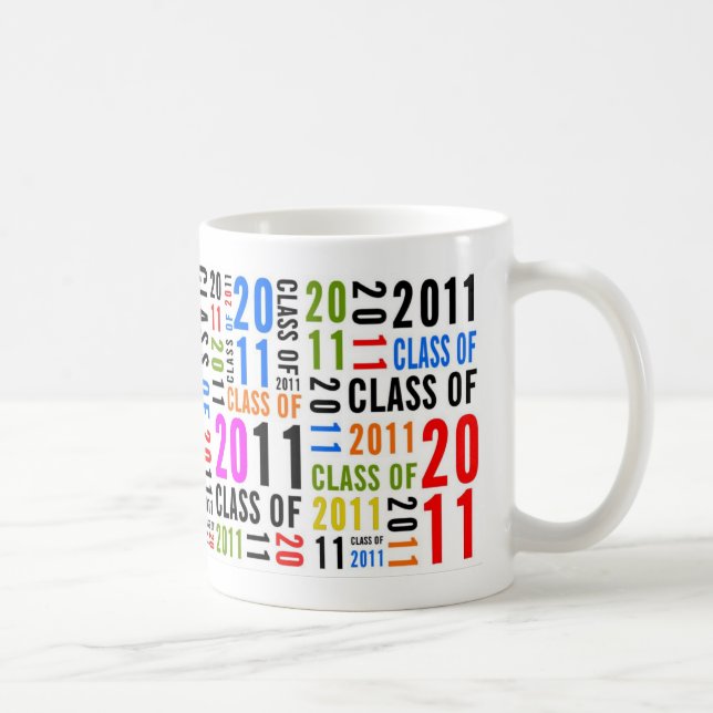 Klasse von MehrfarbenTasse 2011 Kaffeetasse (Rechts)