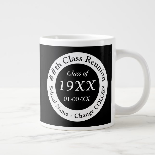 Klasse-Wiedersehen-Geschenkideen, 20 oz-Tasse, Cla Jumbo-Tasse (Rechts)