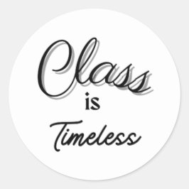 Klasse: Zeitloser Sticker