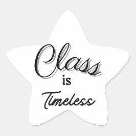 Klasse: Zeitloser Sticker