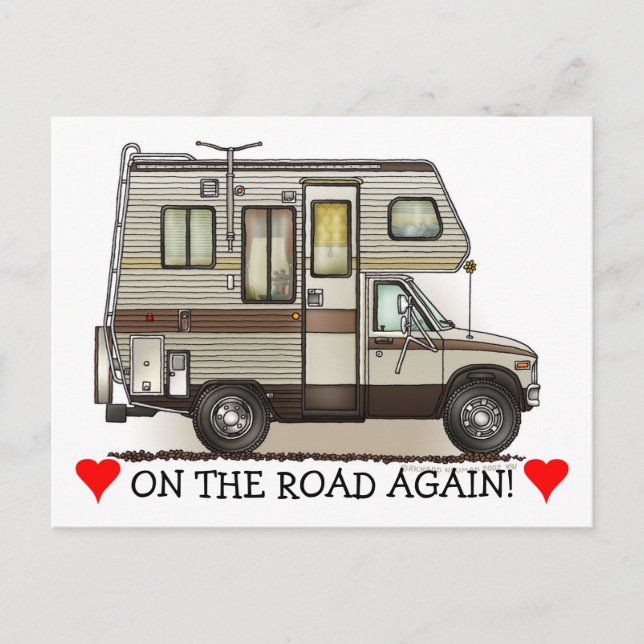 KlasseC Camper RV-Magnete Postkarte (Vorderseite)