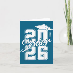 Klassen-Senior-Abschluss Abitur Design Karte