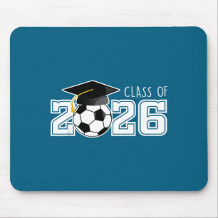 Klassen-Senior-Fußball-Hochschul-Illustration Mousepad