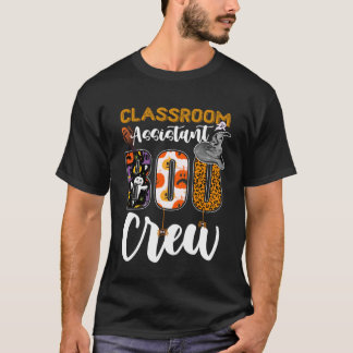 Klassenassistent Boo Crew Halloween Match Parae T-Shirt