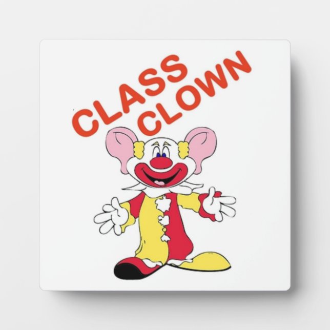 Klassenclown Fotoplatte (Vorderseite)