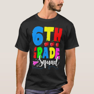 Klassenkameraden 6. Klasse Zurück zur Schule Erste T-Shirt