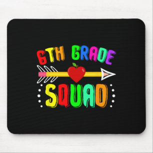 Klassenkameraden 6. Klasse Zurück zur Schule Lehre Mousepad