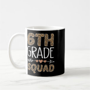 Klassenkameraden Leopard Lehrer Schüler der 6. Kla Kaffeetasse