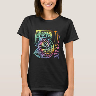 Klassenlehrer der 5. Klasse Typografie-Team Fünfte T-Shirt