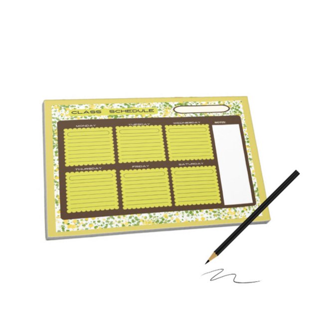 Klassenplan Notizblock (Von Creator hochgeladen)