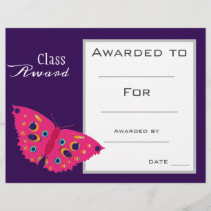Klassenpreis niedliches Schmetterling