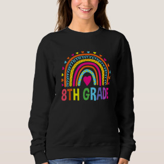Klassenregenbogen Mädchen Jungen Lehrer Team 8. Kl Sweatshirt