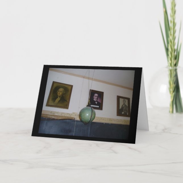 "Klassenvorsitzende" Gratulationskarte Karte (Vorderseite)