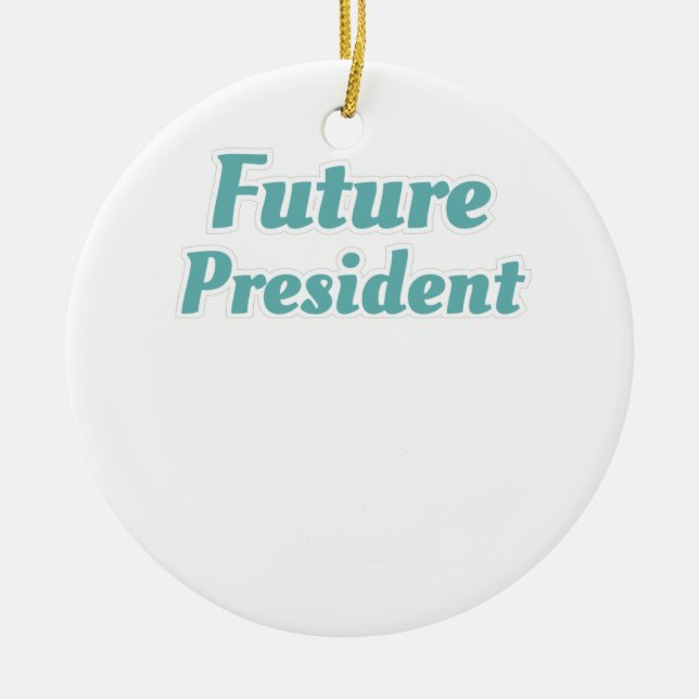 Klassenvorsitzender Geschenk des zukünftigen Präsi Keramik Ornament (Vorne)