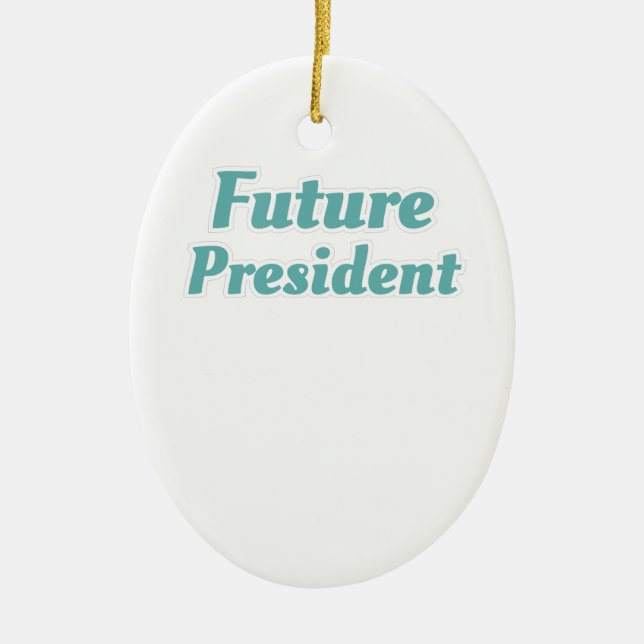 Klassenvorsitzender Geschenk des zukünftigen Präsi Keramik Ornament (Vorne)