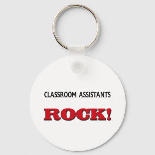 Klassenzimmer-Assistenten-Felsen Schlüsselanhänger