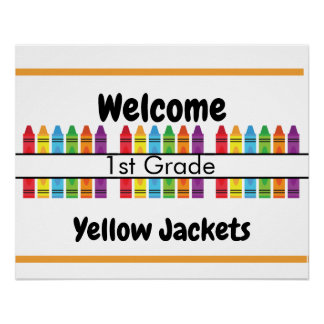 Klassenzimmer-Banner Poster