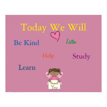 Klassenzimmer Regeln Poster