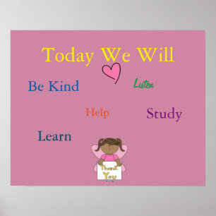 Klassenzimmer Regeln Poster