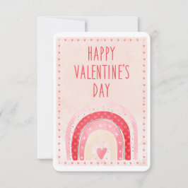 Klassenzimmer Valentines Kinder Rosa Rainbow Heart