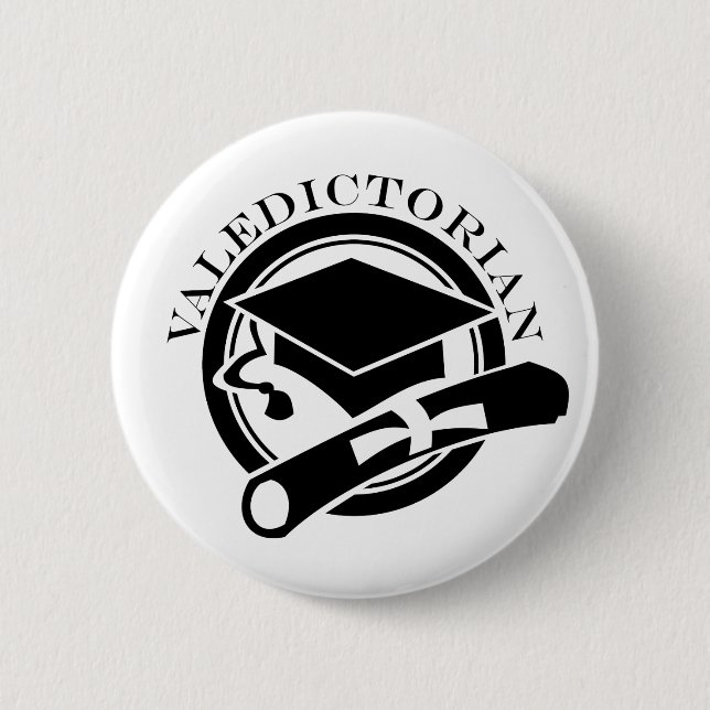 Klassevaledictorian-Geschenk Button (Vorderseite)