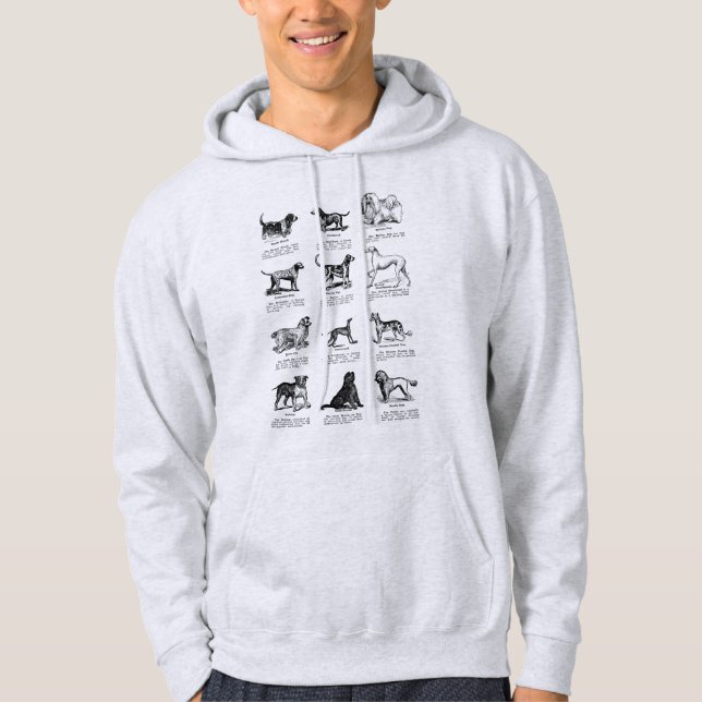 KLASSIC DOG BREEDS HOODIE (Vorderseite)