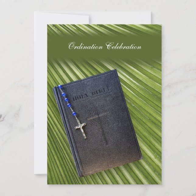 Klassifikations-Party Einladungs-Bibel und Einladung (Vorderseite)