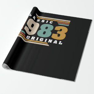 Klassik 1983 Original 39. Geburtstag 39. Geschenkpapier