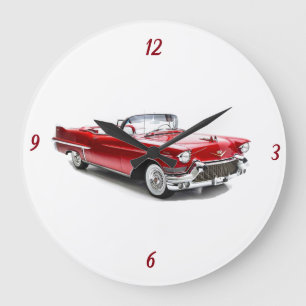 ****KLASSIK 57 CHEVY**** KLICKEN GROßE WANDUHR