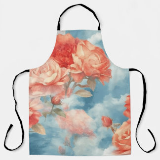Klassik - Angelic Pink und Rote Rosen in weicher F Schürze
