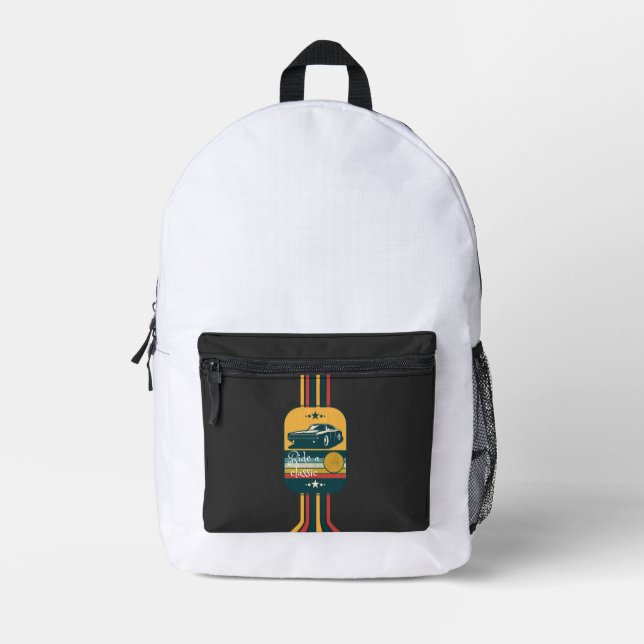 Klassik Bedruckter Rucksack (Vorderseite)