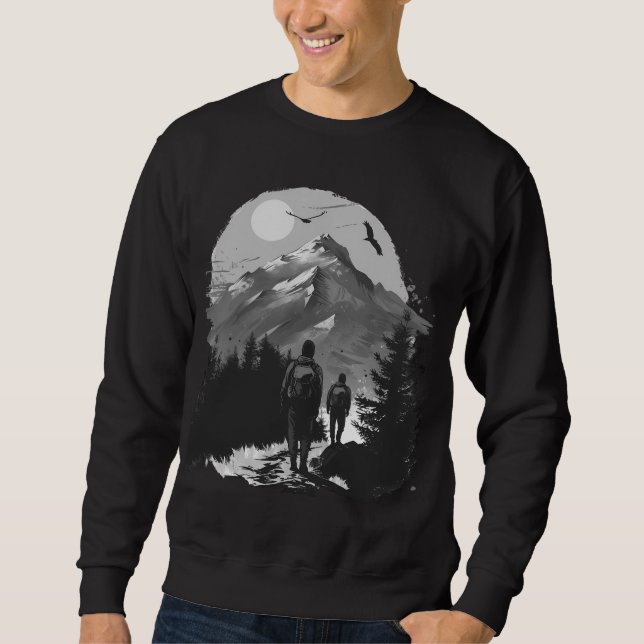 Klassik für Wanderfreunde Sweatshirt (Vorderseite)