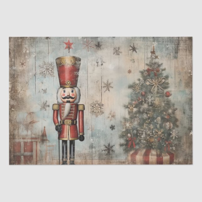 Klassik mit Drehung: Edgy Nutcracker Tissue Seidenpapier (Vorderseite)