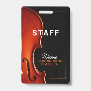 Klassik-Musikwettbewerb Mitarbeiter All-Access-Abz Ausweis