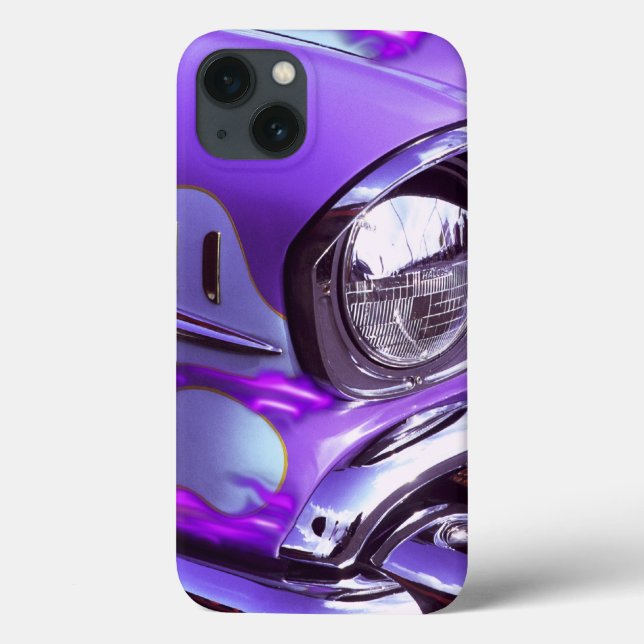 Klassik, weil: Chevrolet with flaming hood Case-Mate iPhone Hülle (Rückseite)