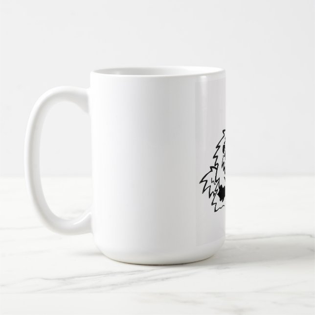 Klassiker 15 Unze. Tasse mit KCA Grafik (Links)