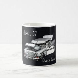 Klassiker 57 Chevy Bel Air Kaffee-Tasse Kaffeetasse