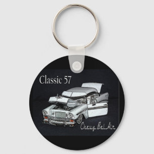 Klassiker 57 Chevy Bel Air Schlüsselanhänger