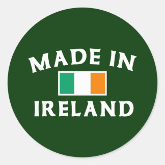 Klassiker aus Irland Runder Aufkleber