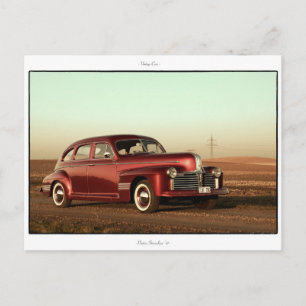 Klassiker-Auto-Postkarte: Pontiac Streamliner '41 Postkarte
