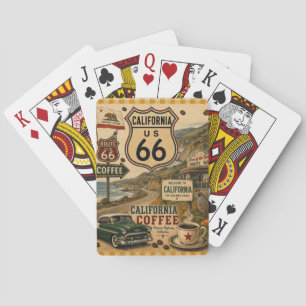 Klassiker-Autospiel Route 66 Spielabend Spielkarten