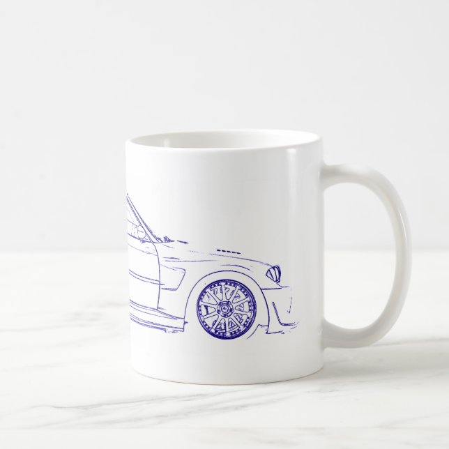 Klassiker BMWs E46 Kaffeetasse (Rechts)